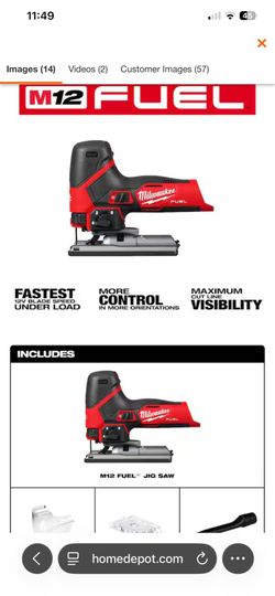 Milwaukee M12 jigsaw