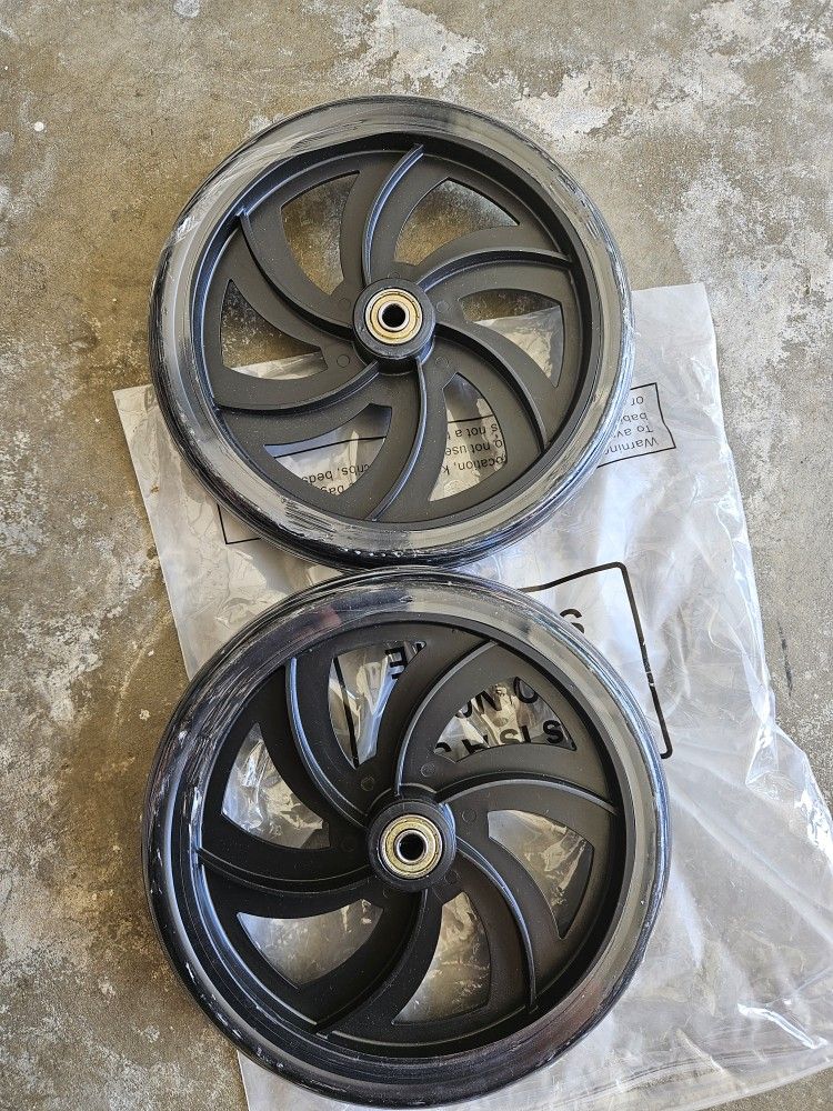 2 Pcs Replacement Wheelchair Wheels For Walkers 7.5 Inch Wheelchair Front Wheels 