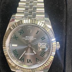 Rolex datejust wimbeldon Jubilee New 41mm