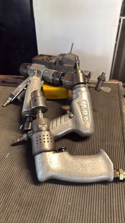 Lot of Pneumatic Air Drills – ARO & Others