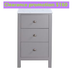  20 inch Marble Top Base Cabinet big clearance sale