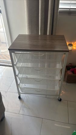 4 Drawer rolling cart