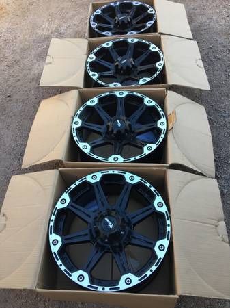 (4) Toyota Lexus Dick Cepek Torque wheels 20x9 5x150 bolt pattern