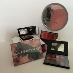 Brand New Makeup Bundle With Light Up Mirror 