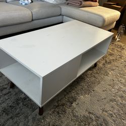 White Modern Coffee Table 