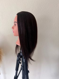 Mannequin Head Human Hair with table clamp