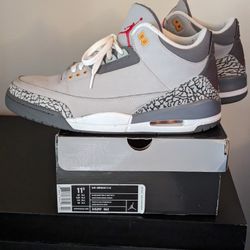 Jordan 3 Cool Grey