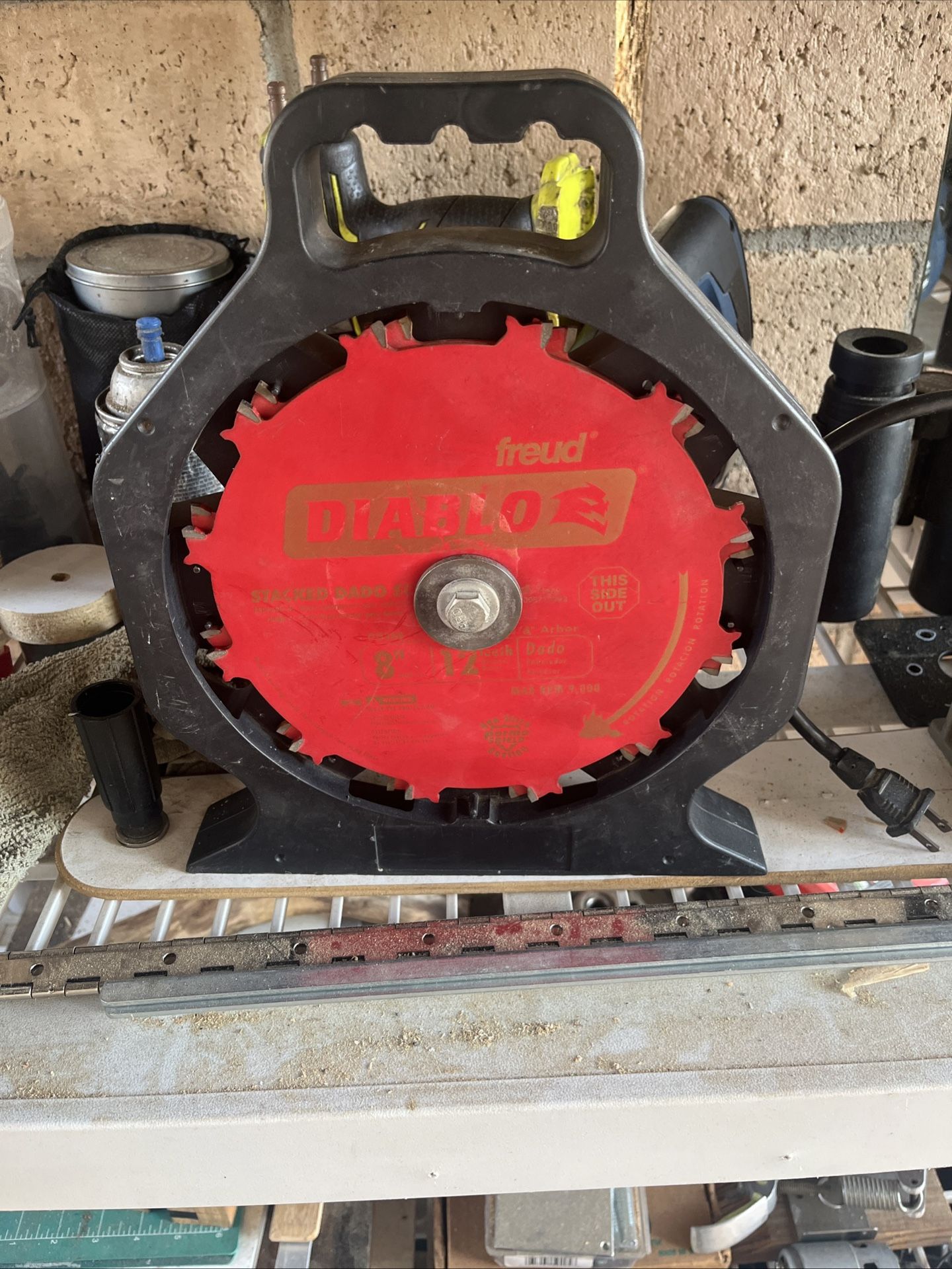 Freud Diablo 8 in. x 12-Tooth Stacked Dado Blade Set (DD208H)