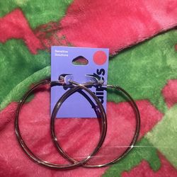Claire’s Sensitive Earrings Gold Hoops