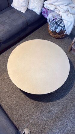 CB2 Concrete Coffee Table