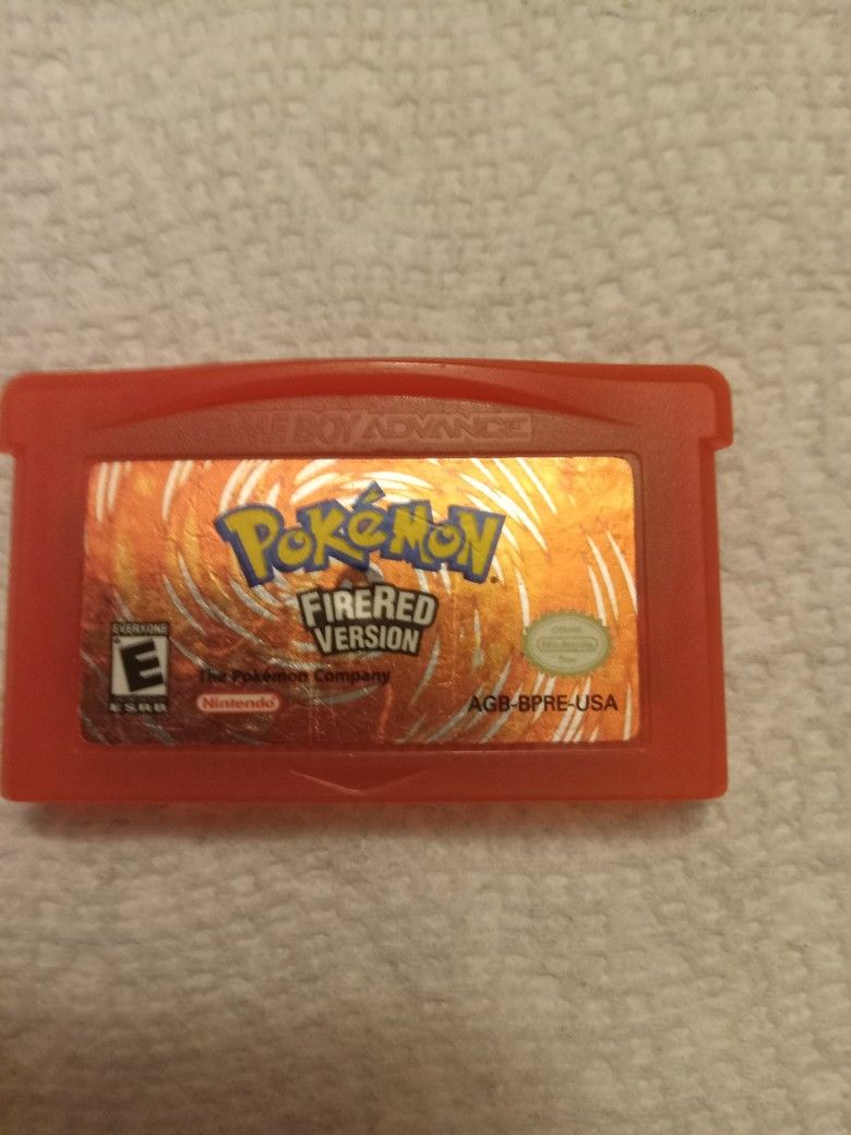 Authentic selling Pokemon FireRed for Nintendo Gameboy Advance