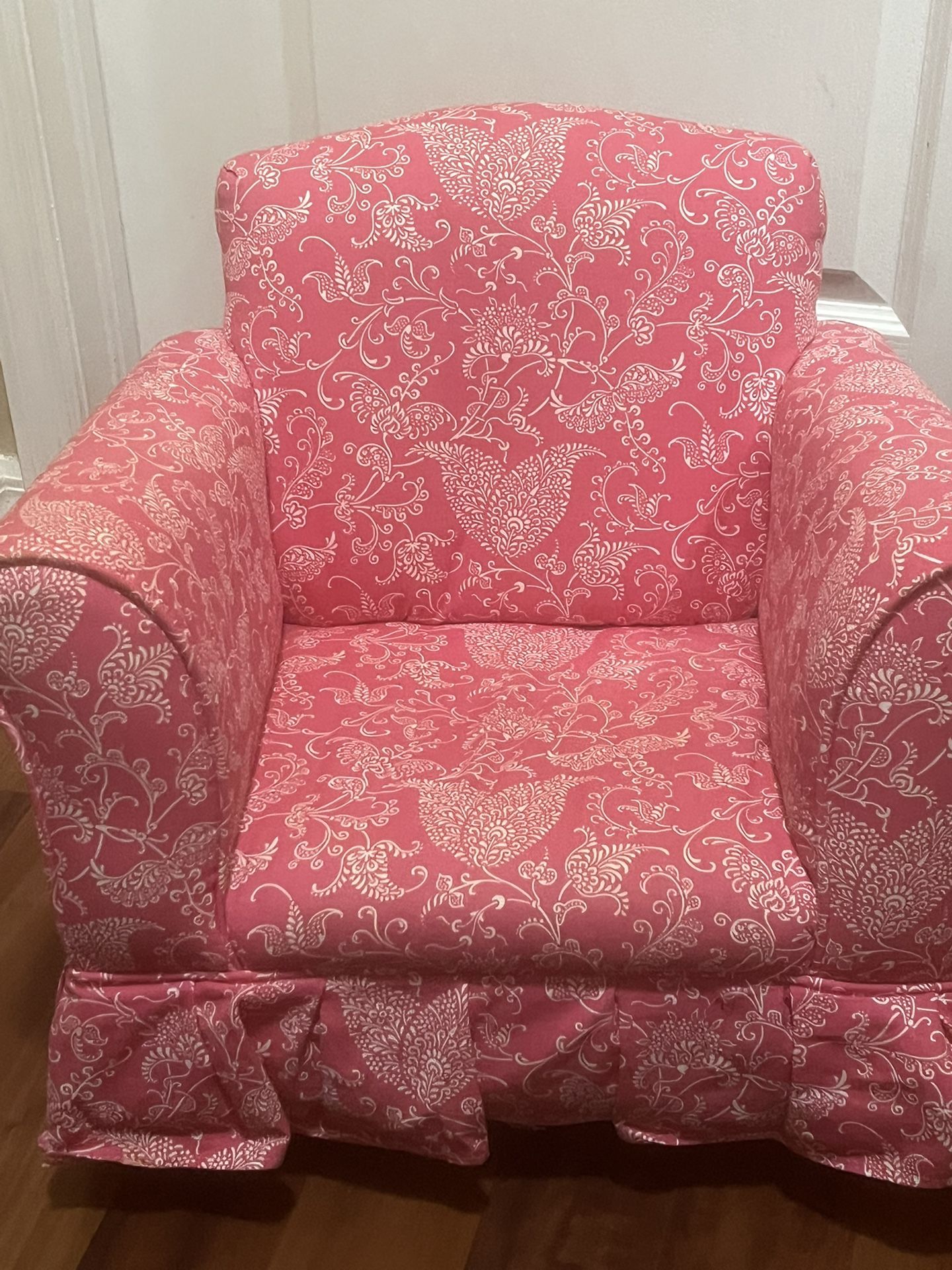 Golden Chair Inc. Kids Rocking Chair, Toddler Rocking Upholstered Armchair Pink. Great condition.