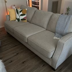 Tweed Couch Beige