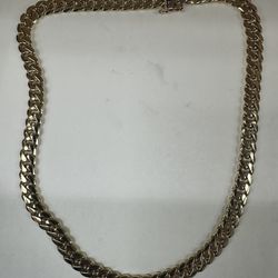 10K Cuban Link Chain 24 Inches 11mm 