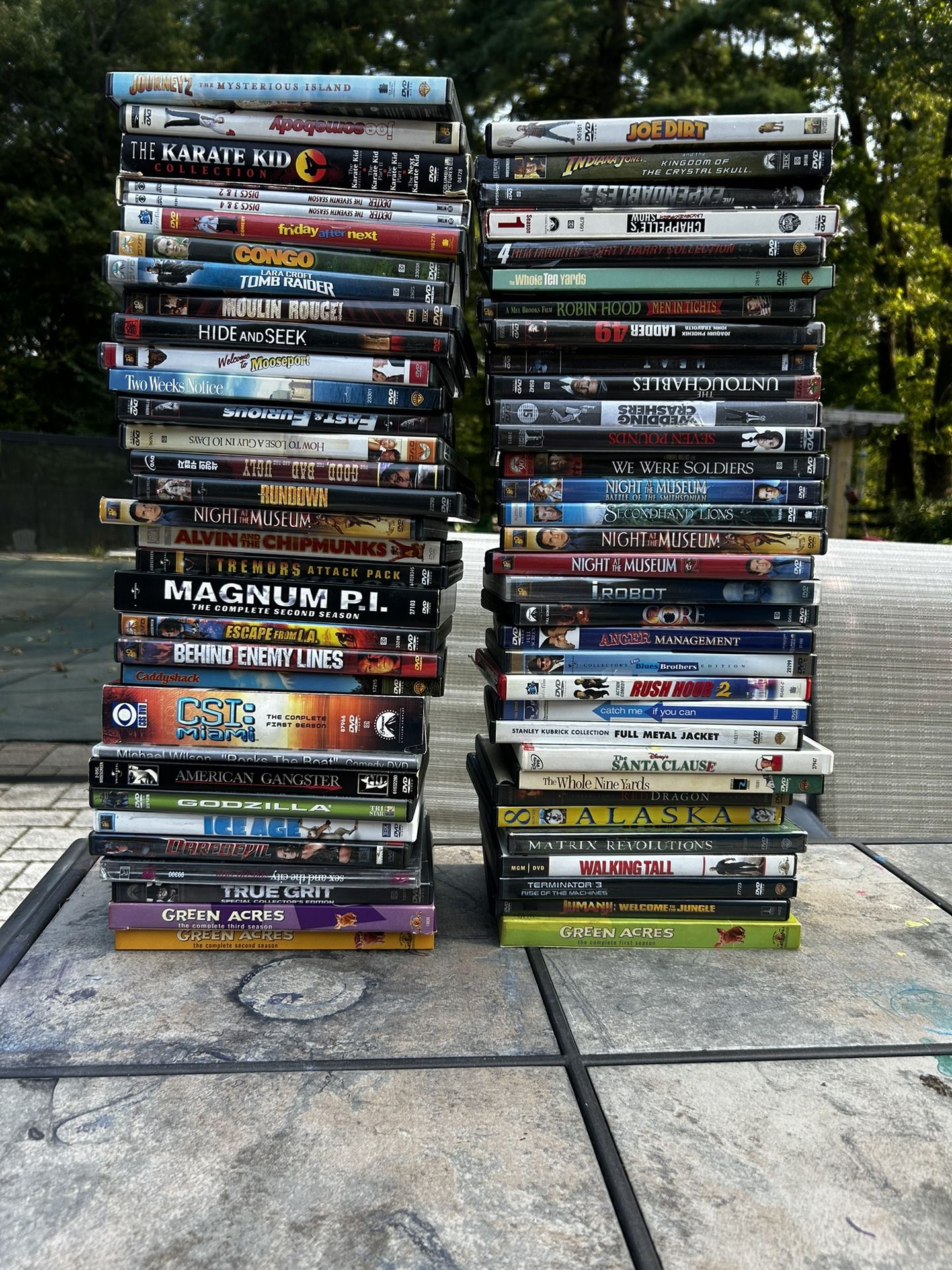 200+ DVDs, $175