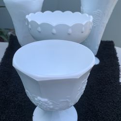 Vintage Milk Glass 