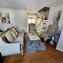 Solid Wood Living Room Set