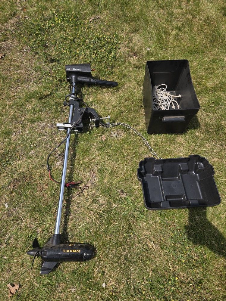 Trolling Motor W/battery Case