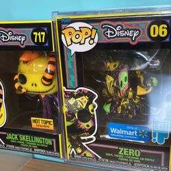 Blacklight Nightmare Before Christmas Pops