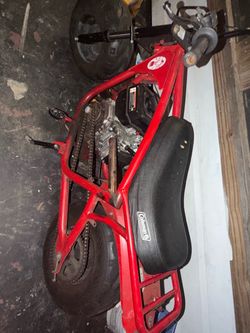 Coleman minibike.