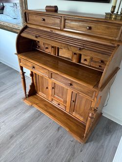 Vintage wood desk
