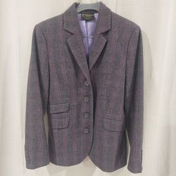 Womens Tweed Blazer / Jacket by Triona Design Irish Donegal Wool
