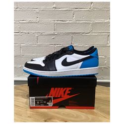 NIKE JORDAN 1 LOW OG POWDER BLUE — Size 11