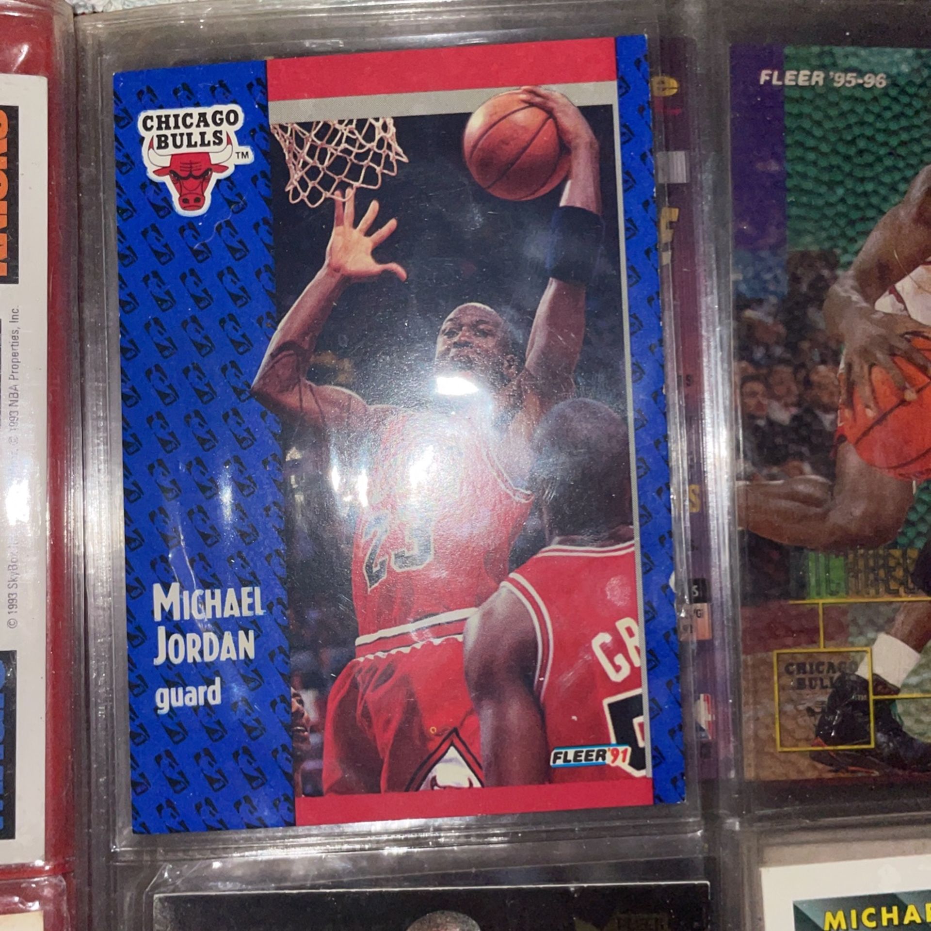 Michael Jordan Basketball And Baseball Cards