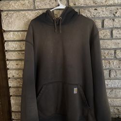 Faded Distressed Carhartt Hoodie 