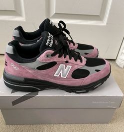 New Balance 993 Pink Black Sneakers Men Size 10.5