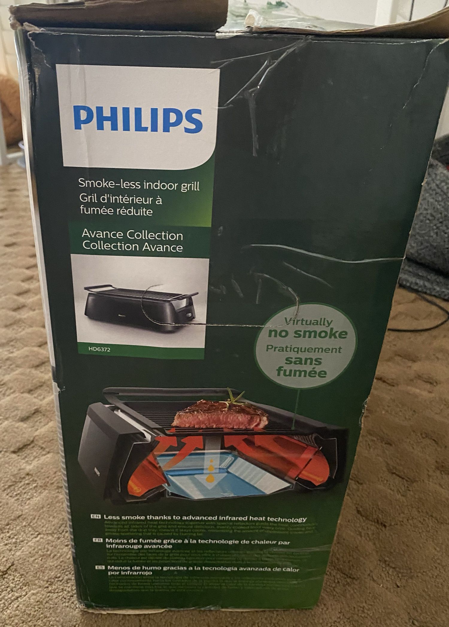 Philips Smokeless Indoor Grill (Model # HD6371) for Sale in Tustin, CA -  OfferUp