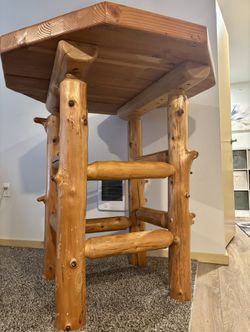  Lodgepole Pine Handmade Log Furniture)