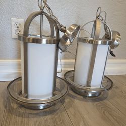 Set Of 2Pcs Gold Chandeliers 