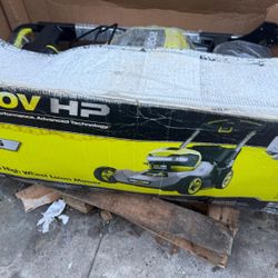 Lawnmower ryobi croos cut come w 2 batteries & fast charger new $299 or 1 battery and fast charger  $250 