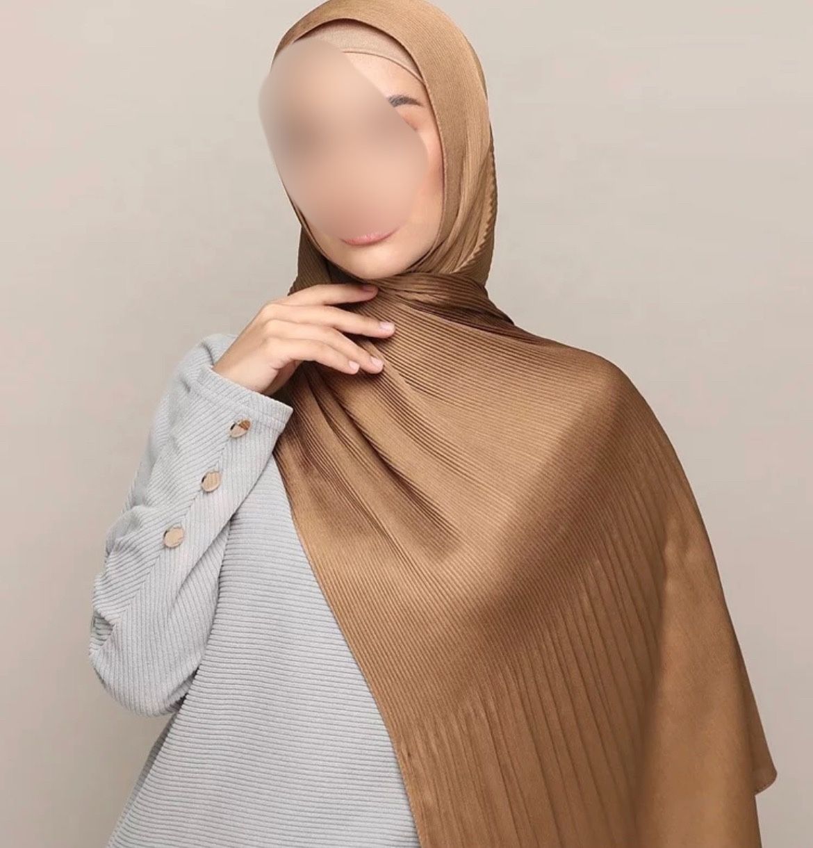 Satin Ramadan Eid Hijab 