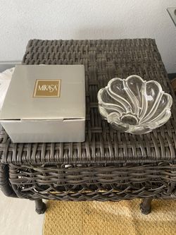 Mikasa Germany Peppermint Frost 5 1/2" Bowl Candy Dish With Box