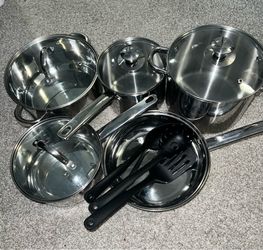 Stainless Steel high durability utensils (POTS & PAN)