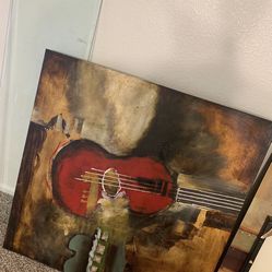 Large Guitar Wall Decoration