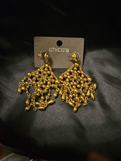 Chico's  Dangle Ball Earrings 