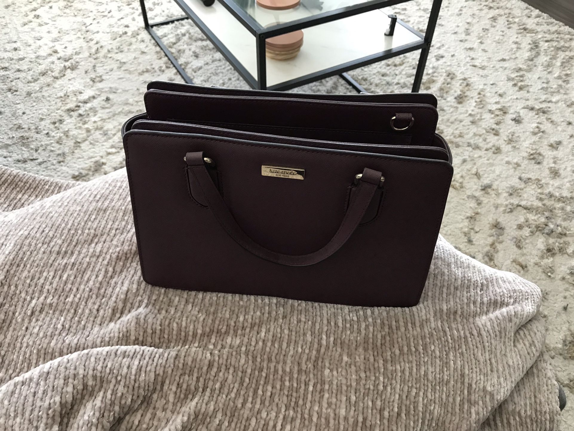 Kate Spade New Burgundy Leather Purse