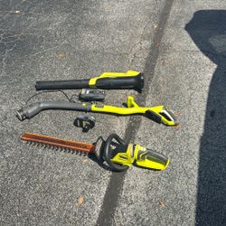 Ryobi Battery Powered Yard Tools
