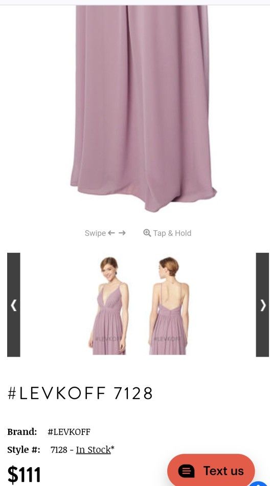 A Bill LEVKOFF Formal dress