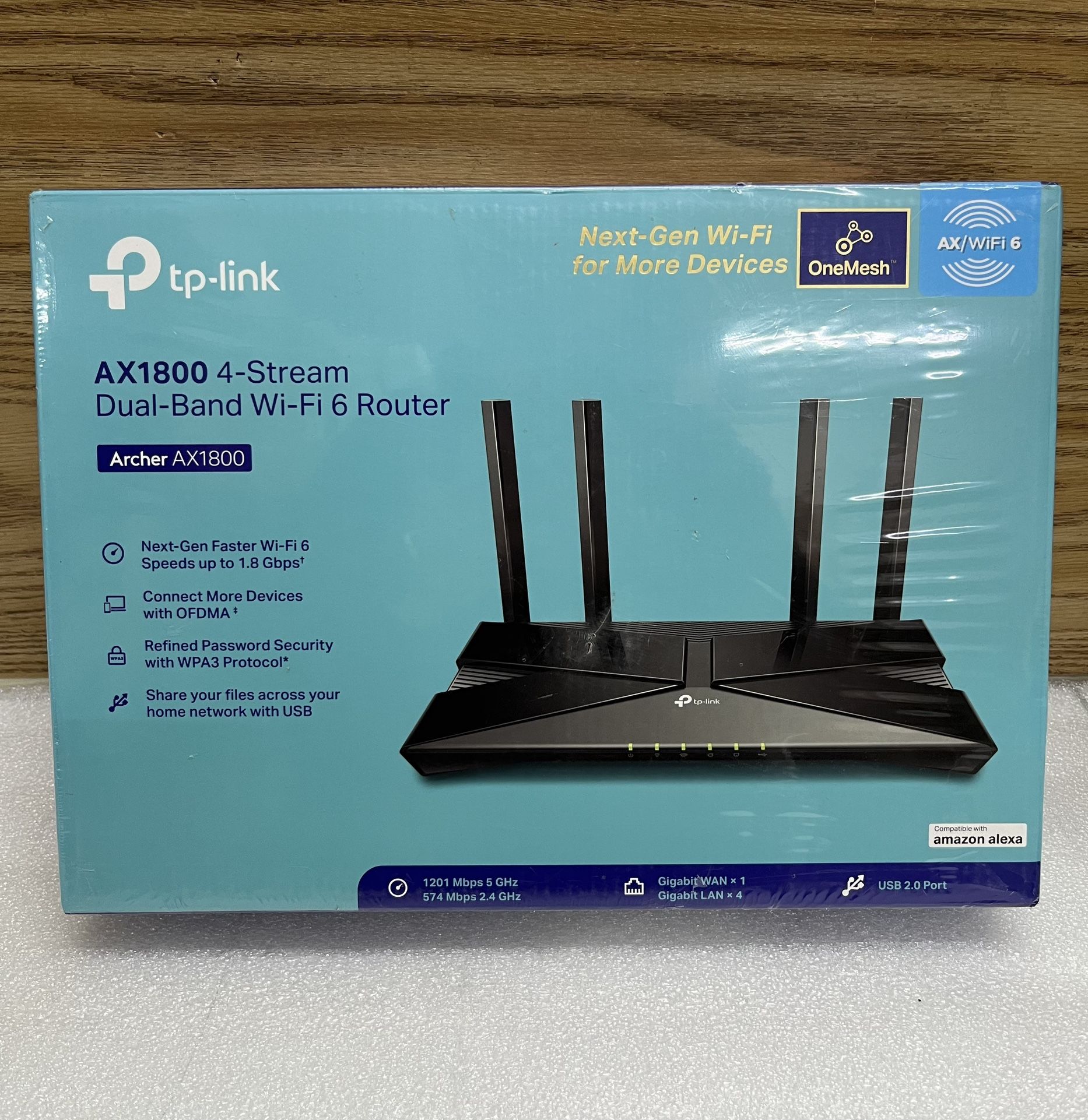 TP-Link AX1800 Archer 4 Stream Dual-Band Wi-Fi 6 Wireless Router