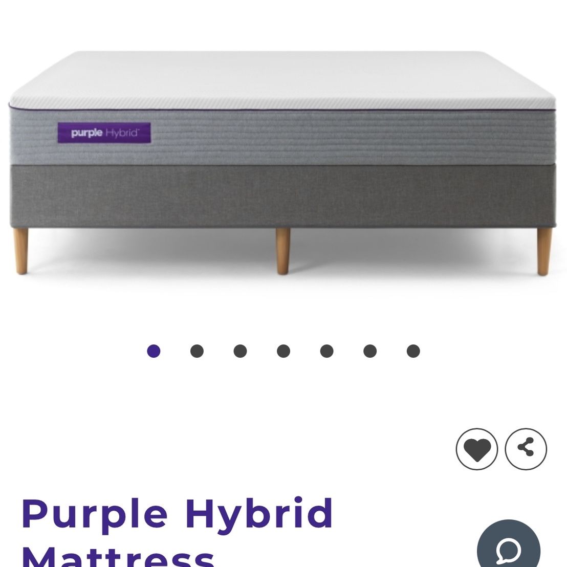 King Size Purple Hybrid Mattress