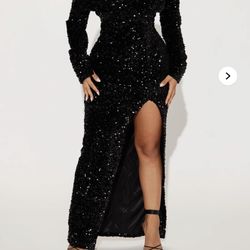 Fashion Nova Dress Black 