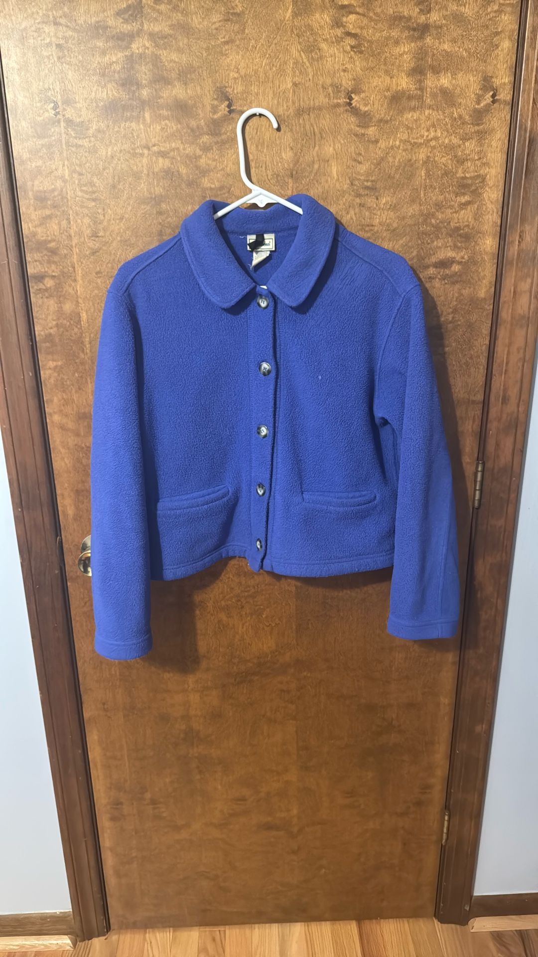 LL Bean Fleece Jacket Women’s Size Small Casual Blue Outdoors Hiking