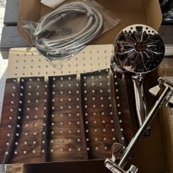 KQJQS THI0017M, 10 Modes, High Pressure Showerhead and Handheld Shower