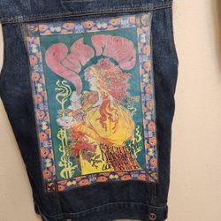 PINK FLOYD NEW VEST DENIM JACKET - MEDIUM
