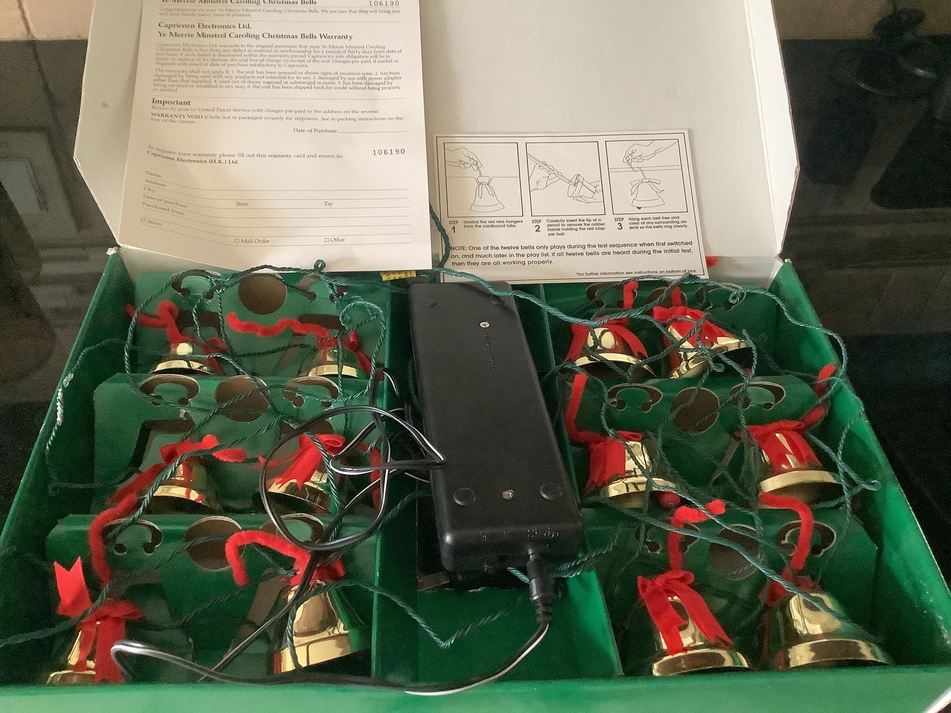 Caroling Christmas Bells クリスマスベルセット Caroling Christmas