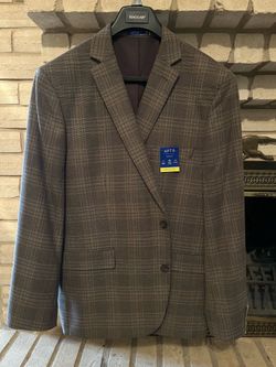 NEW Men's Apt. 9 Sports Coat 48 Regular Slim Fit (Brown/Tan) k